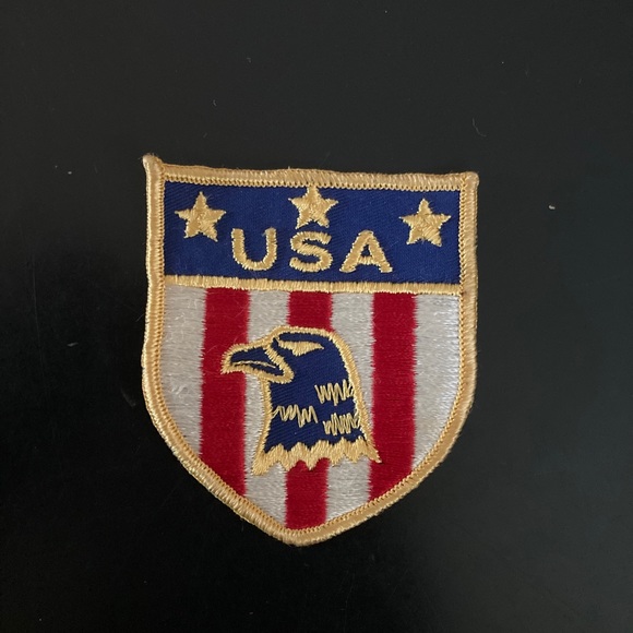 USA patch w/Eagle & Stars (shield shape) - Picture 2 of 3